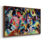 Improvisation. Deluge, 1913 - Floater Framed Canvas Print
