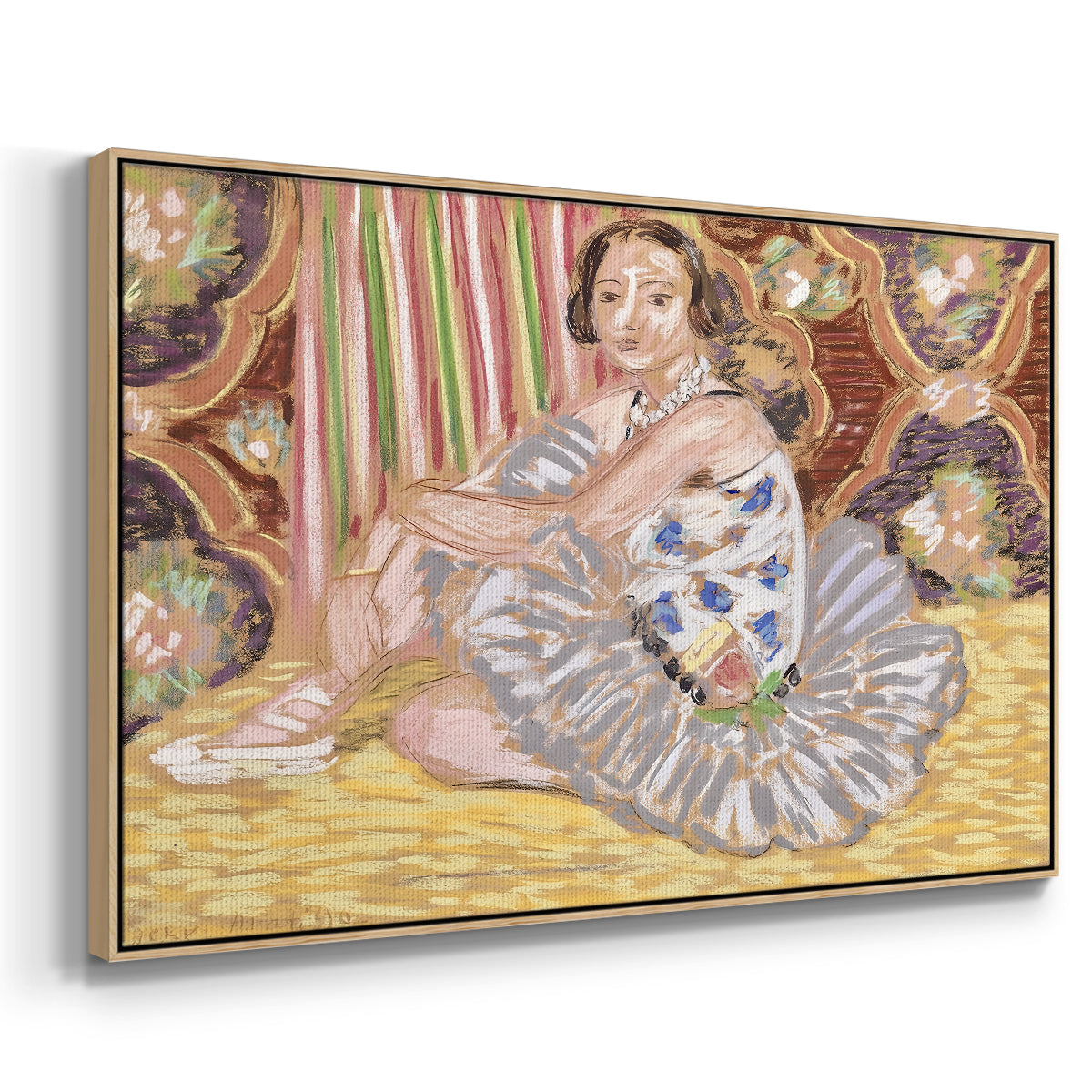 The Dancer (La danseuse), c. 1927 - Floater Framed Canvas Print