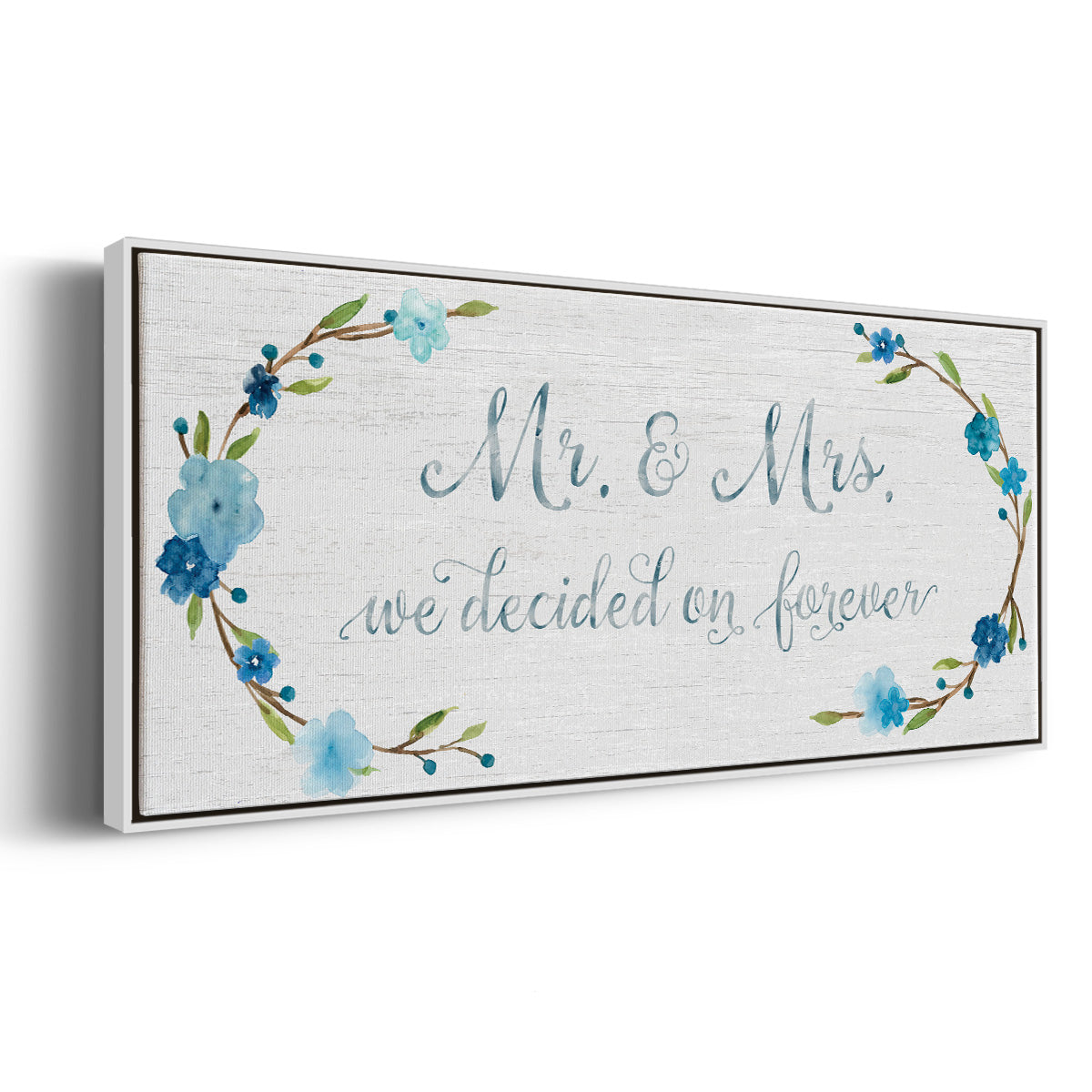 Forever - Floater Framed Canvas Print