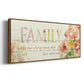 Family Where Our Story Begins - Floater Framed Canvas Print