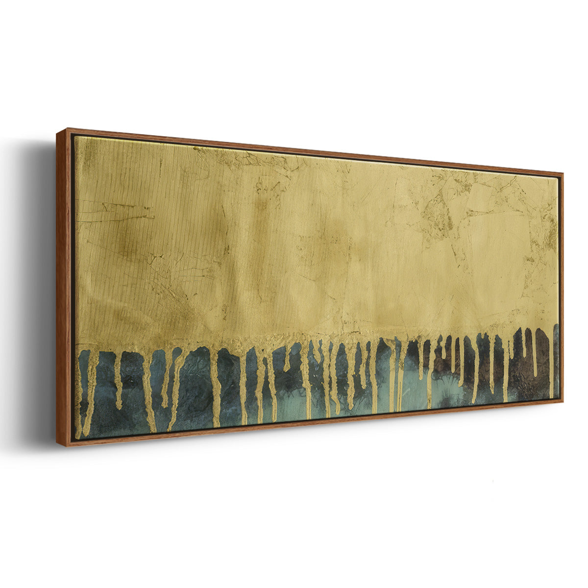 Aquafer II - Floater Framed Canvas Print