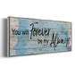Forever Always - Floater Framed Canvas Print