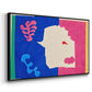 The Wolf (Le loup), from Jazz, 1947 - Floater Framed Canvas Print
