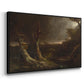 Tornado in an American Forest, 1835 - Floater Framed Canvas Print