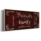 Friends and Family - Floater Framed Canvas Print