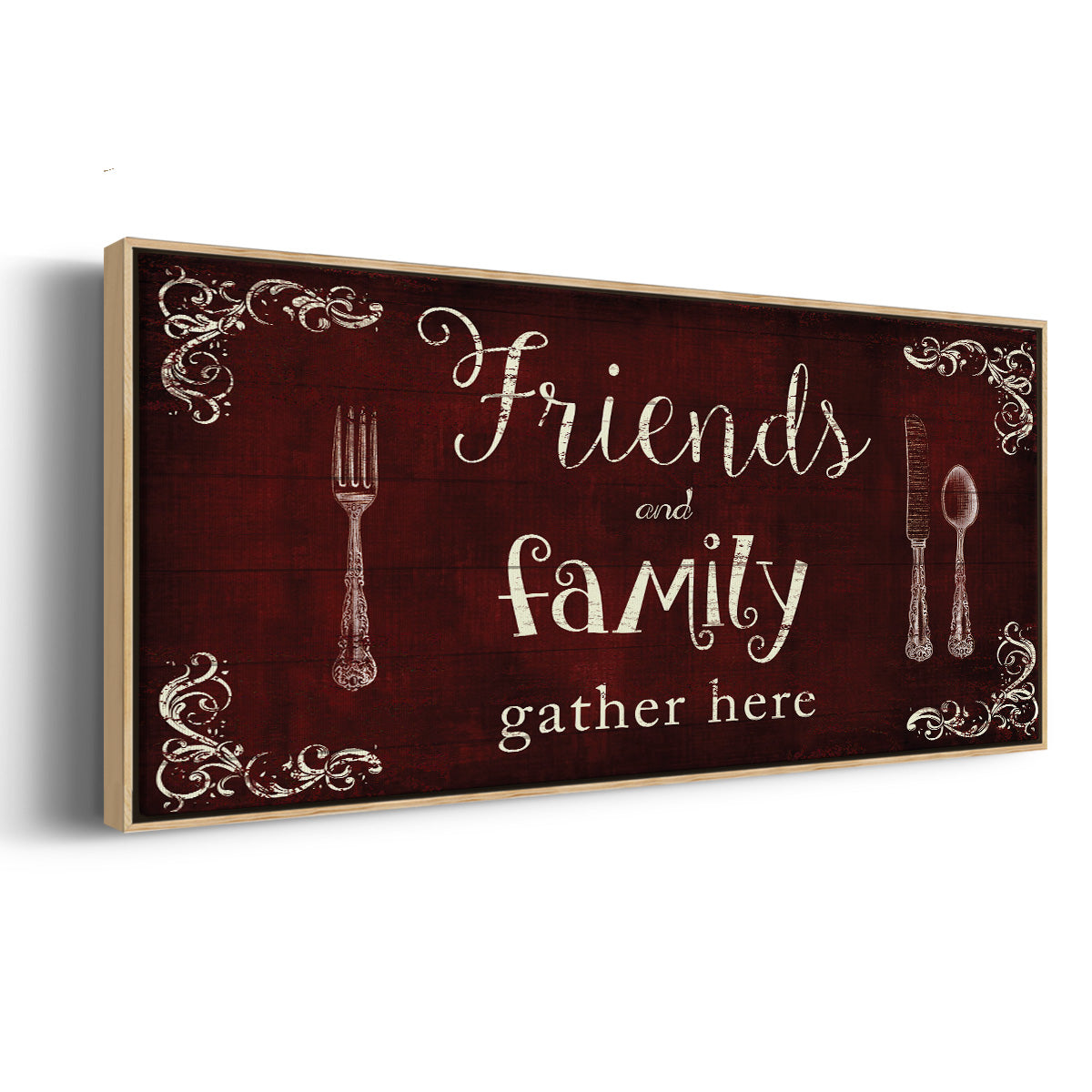 Friends and Family - Floater Framed Canvas Print