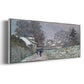Snow at Argenteuil, 1874 - Floater Framed Canvas Print
