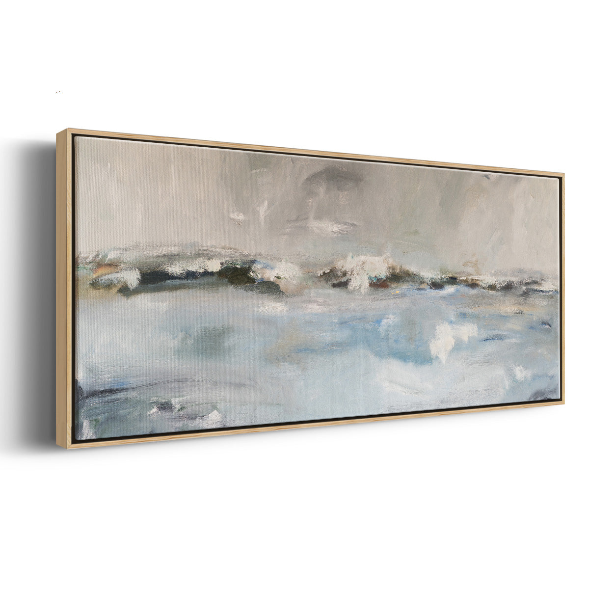 Surf Sans Turf - Floater Framed Canvas Print