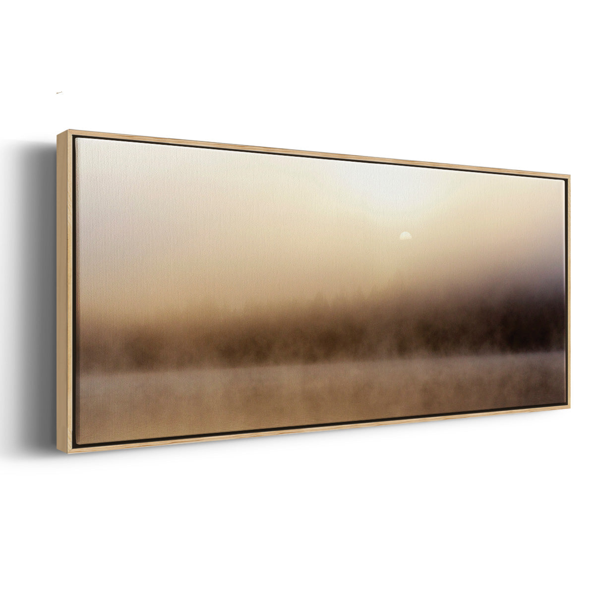 Break of Dawn - Floater Framed Canvas Print