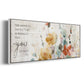 Full Bloom Verse - Floater Framed Canvas Print