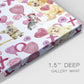 Puppy Valentine Collection E Premium Gallery Wrapped Canvas - Ready to Hang