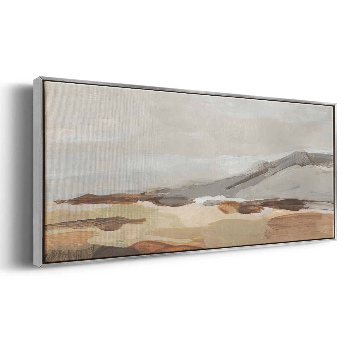 Dusky Mountain I - Floater Framed Canvas Print