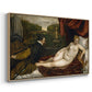 Venus with an Organist and a Dog, c. 1550 - Floater Framed Canvas Print