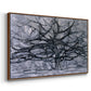 The Gray Tree, 1911 - Floater Framed Canvas Print