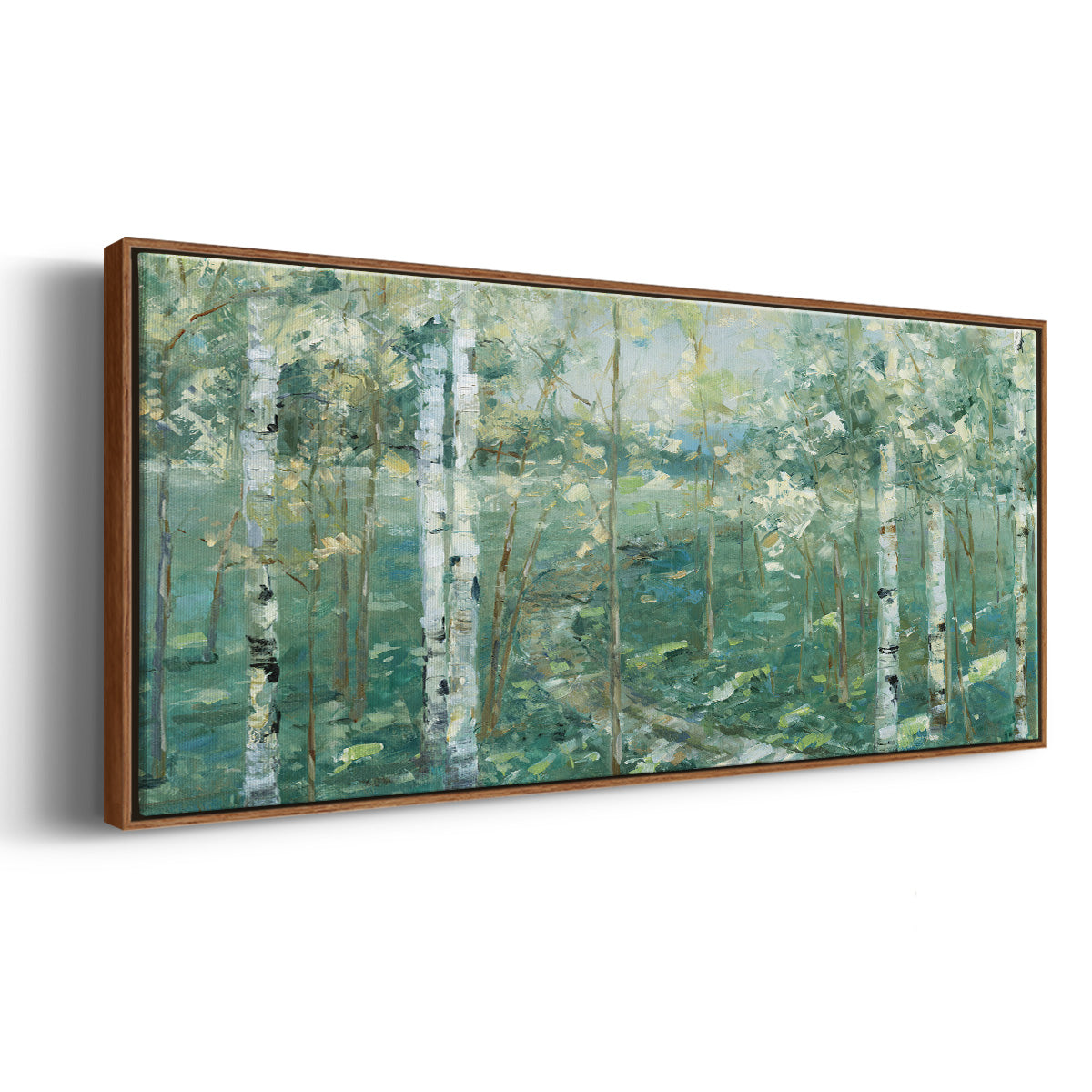 Meadow Light - Floater Framed Canvas Print
