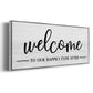 Welcome Ever After - Floater Framed Canvas Print