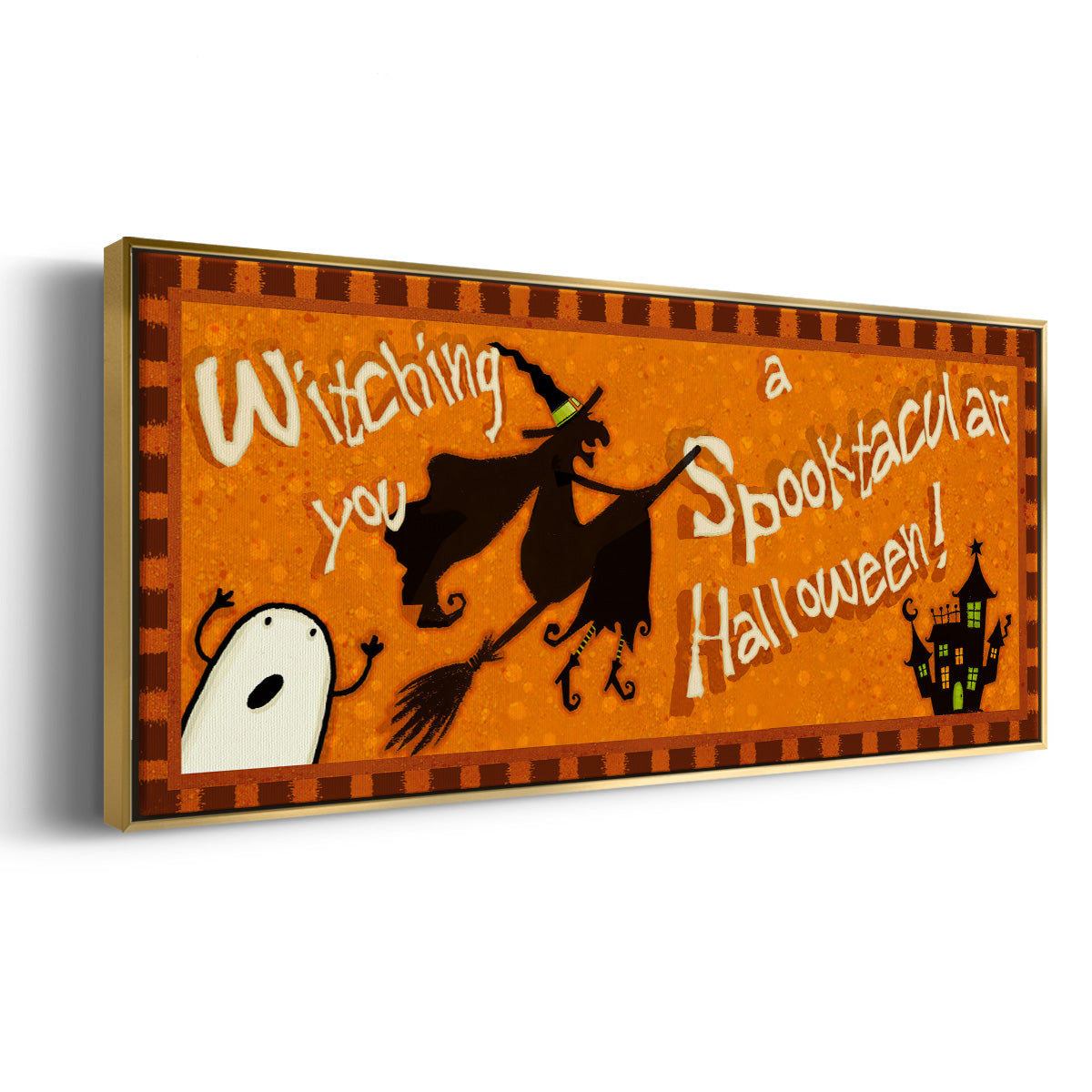 Spooktacular Collection D - Floater Framed Canvas Print