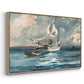 Sloop, Nassau, 1899 - Floater Framed Canvas Print