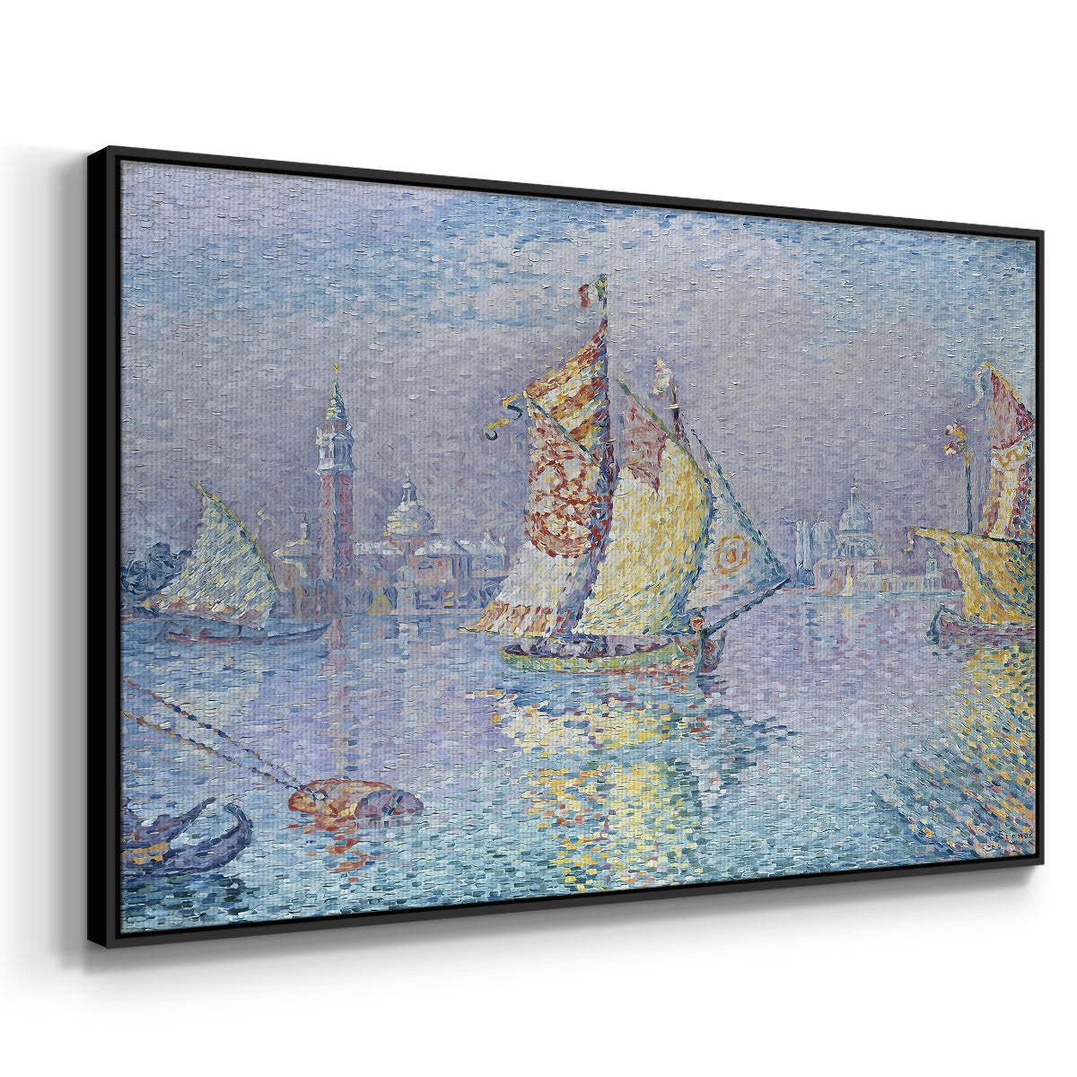 Venice, the Yellow Sail, 1904 - Floater Framed Canvas Print
