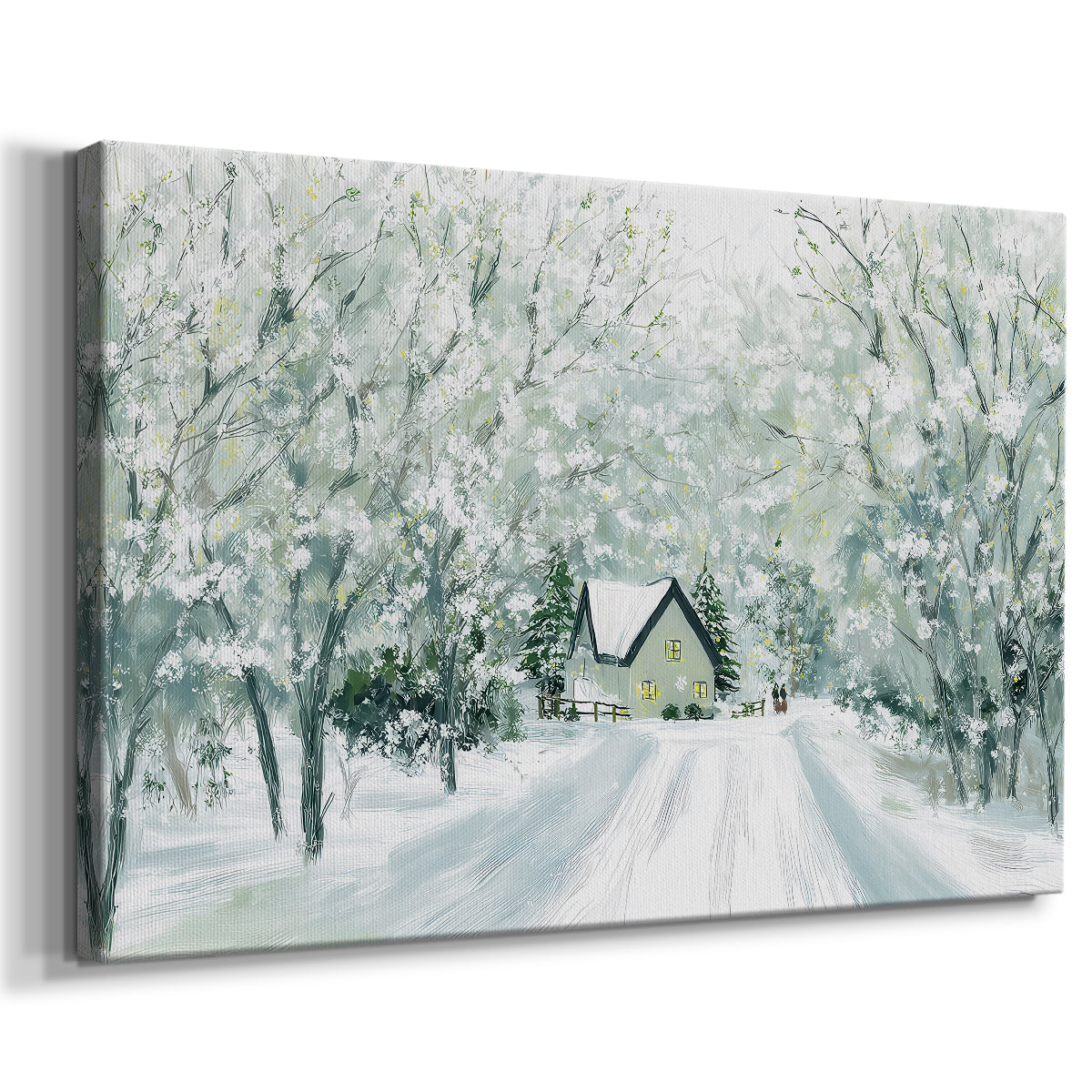 Silver Cathedral Chapel - Canvas Art Print