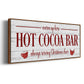 Hot Cocoa Bar - Floater Framed Canvas Print