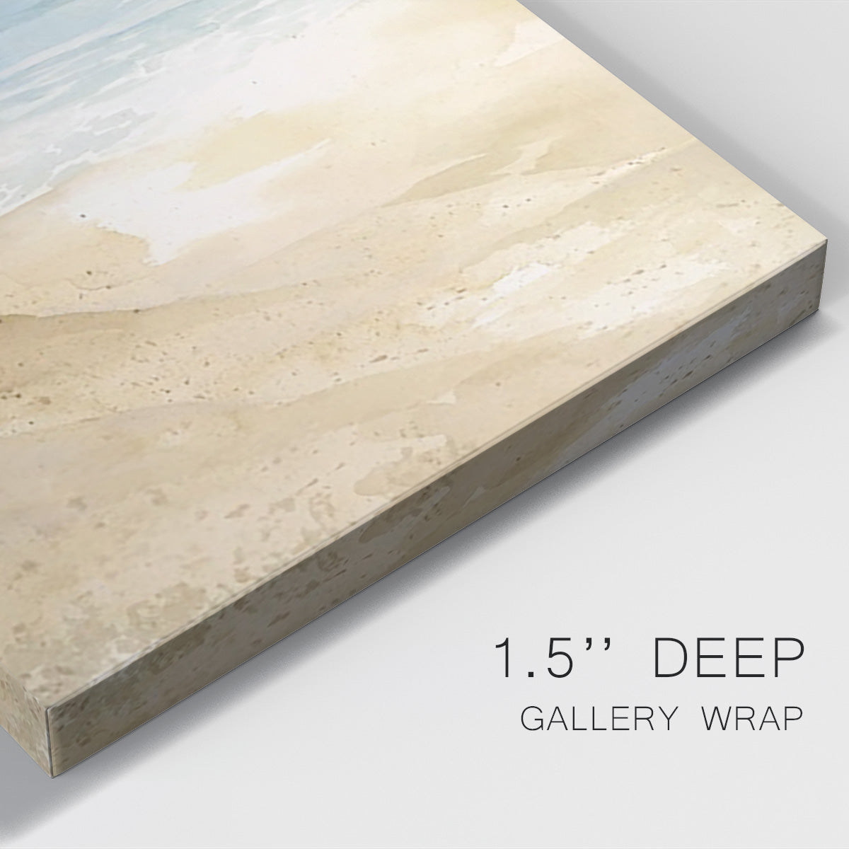 Tranquil Beach I Premium Gallery Wrapped Canvas - Ready to Hang