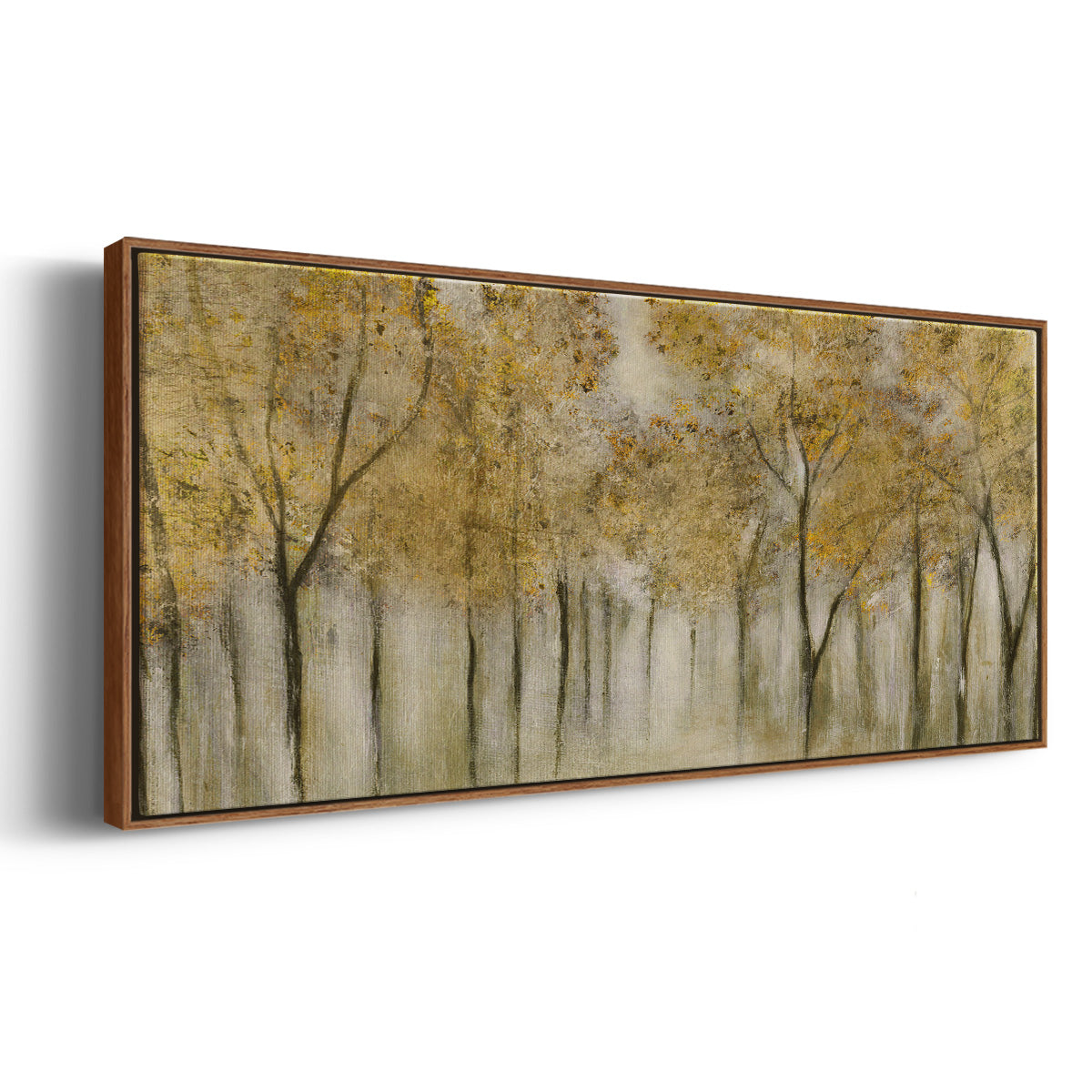 Golden Spring - Floater Framed Canvas Print