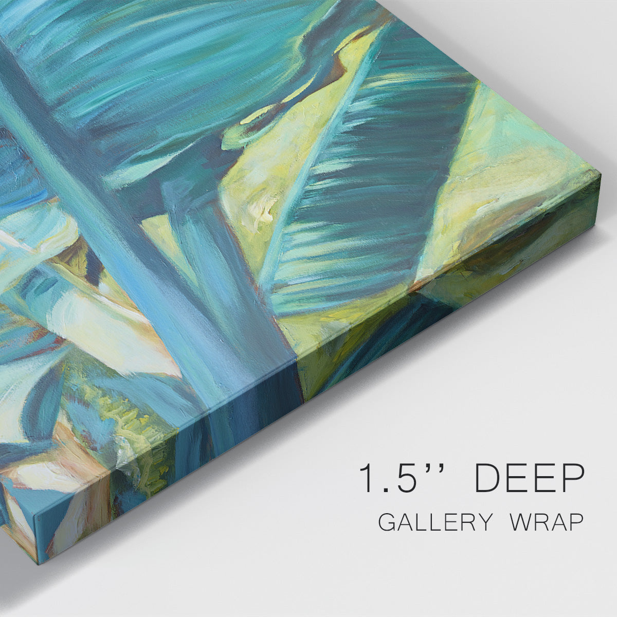 Green Banana Duo II Premium Gallery Wrapped Canvas - Ready to Hang