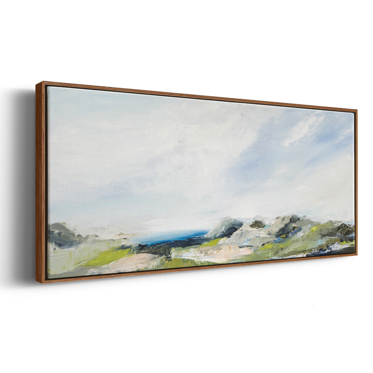The Earth Sings - Floater Framed Canvas Print