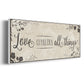 Love Conquers - Floater Framed Canvas Print