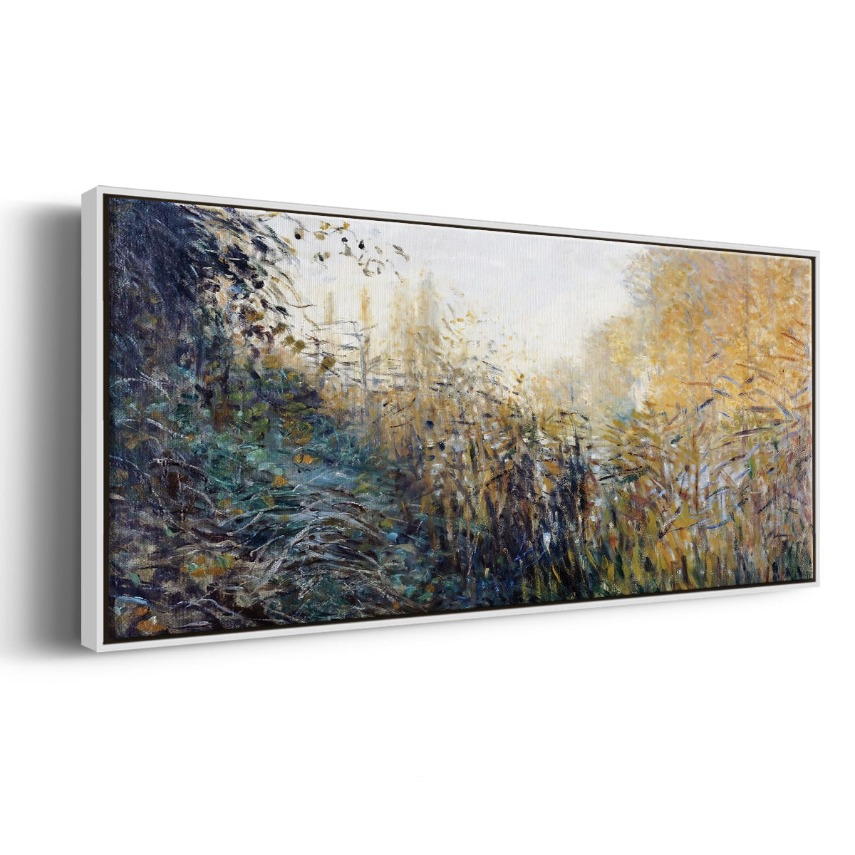 The Reeds (Study), 1876 - Floater Framed Canvas Print