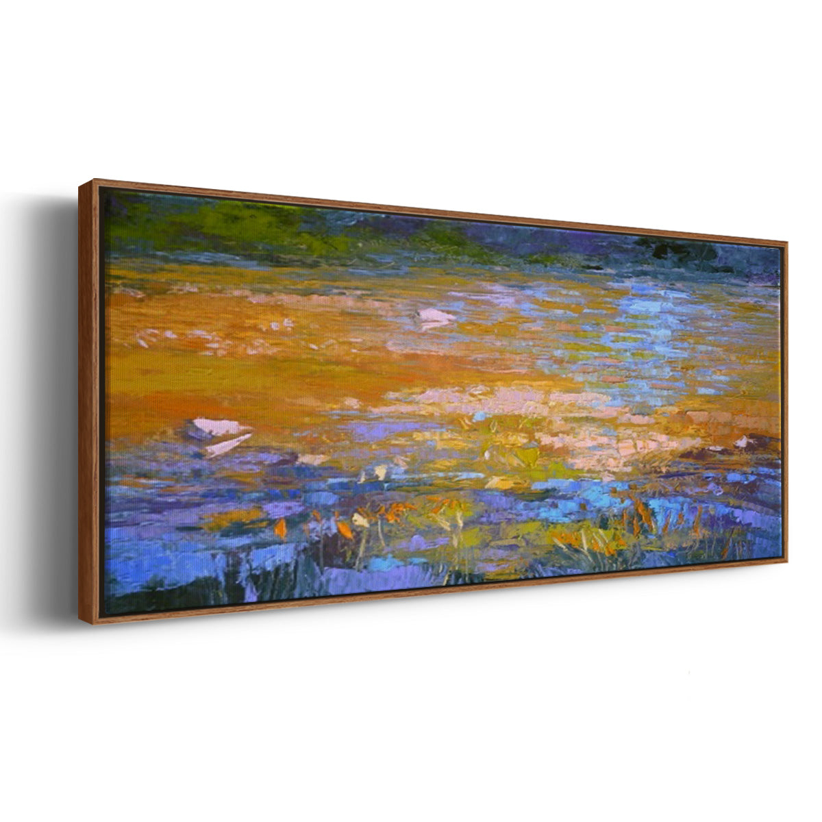 Indian Summer - Floater Framed Canvas Print