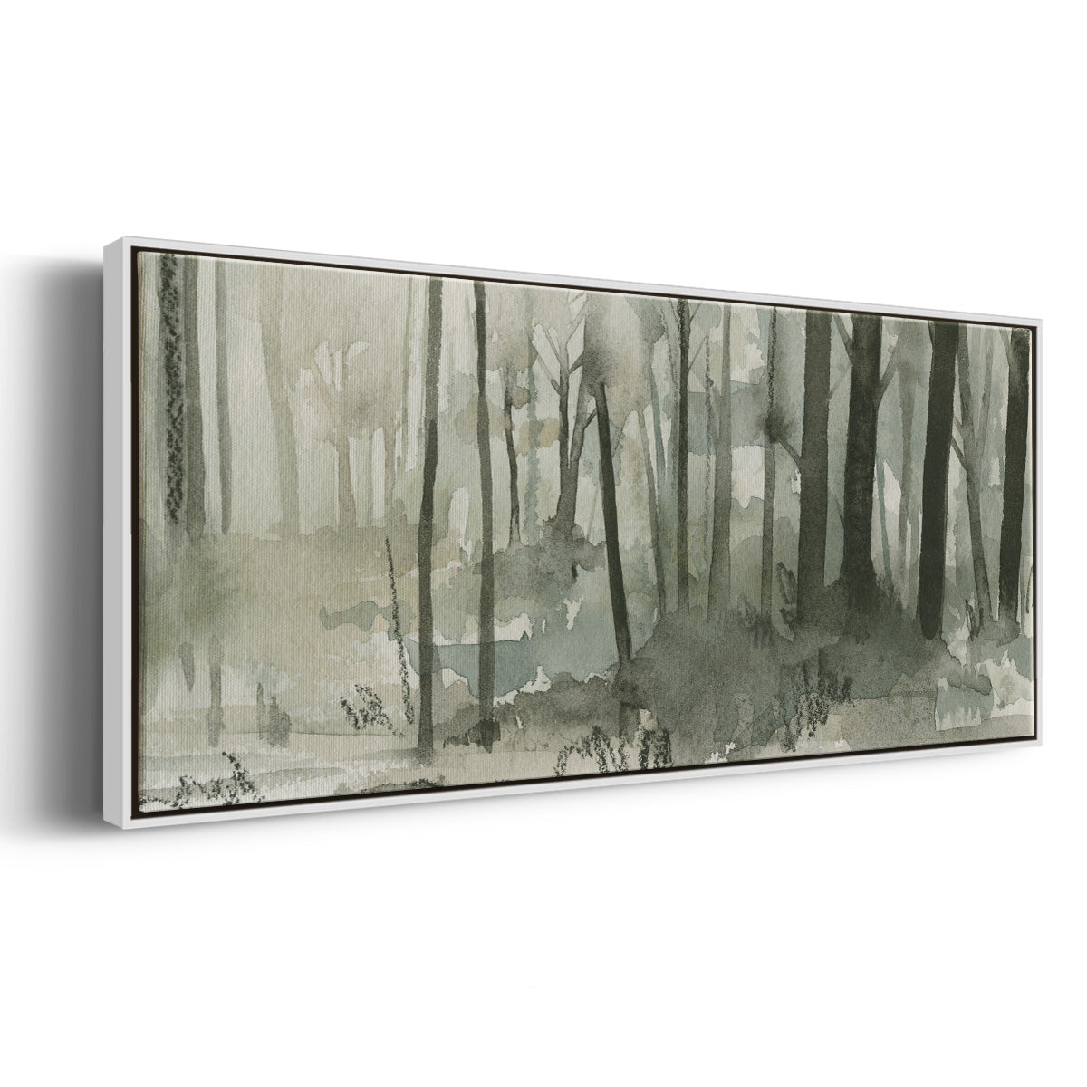 Into the Woods II - Floater Framed Canvas Print