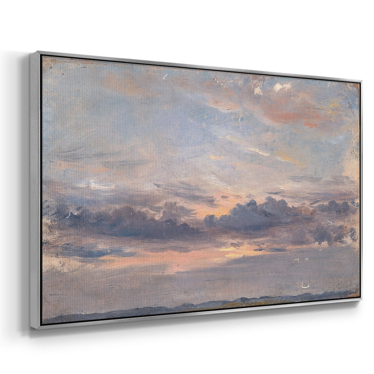 A Cloud Study, Sunset, c. 1821-1822 - Floater Framed Canvas Print