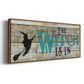 The Witch is in - Floater Framed Canvas Print