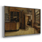 The Old Inn 'Het Loodshuis' in Antwerp, 1877 - Floater Framed Canvas Print