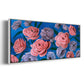 Layered Petals III - Floater Framed Canvas Print