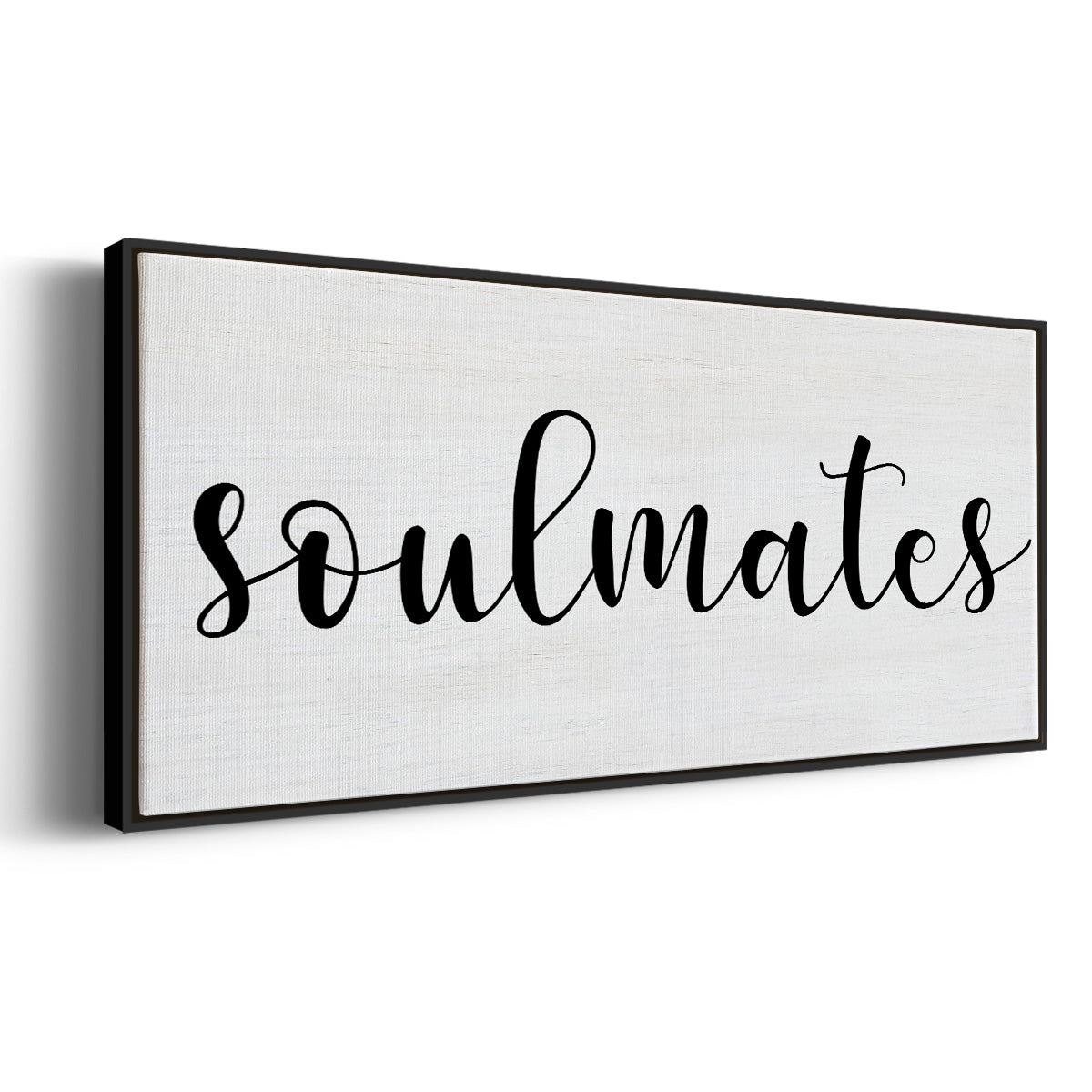 Soulmates - Floater Framed Canvas Print
