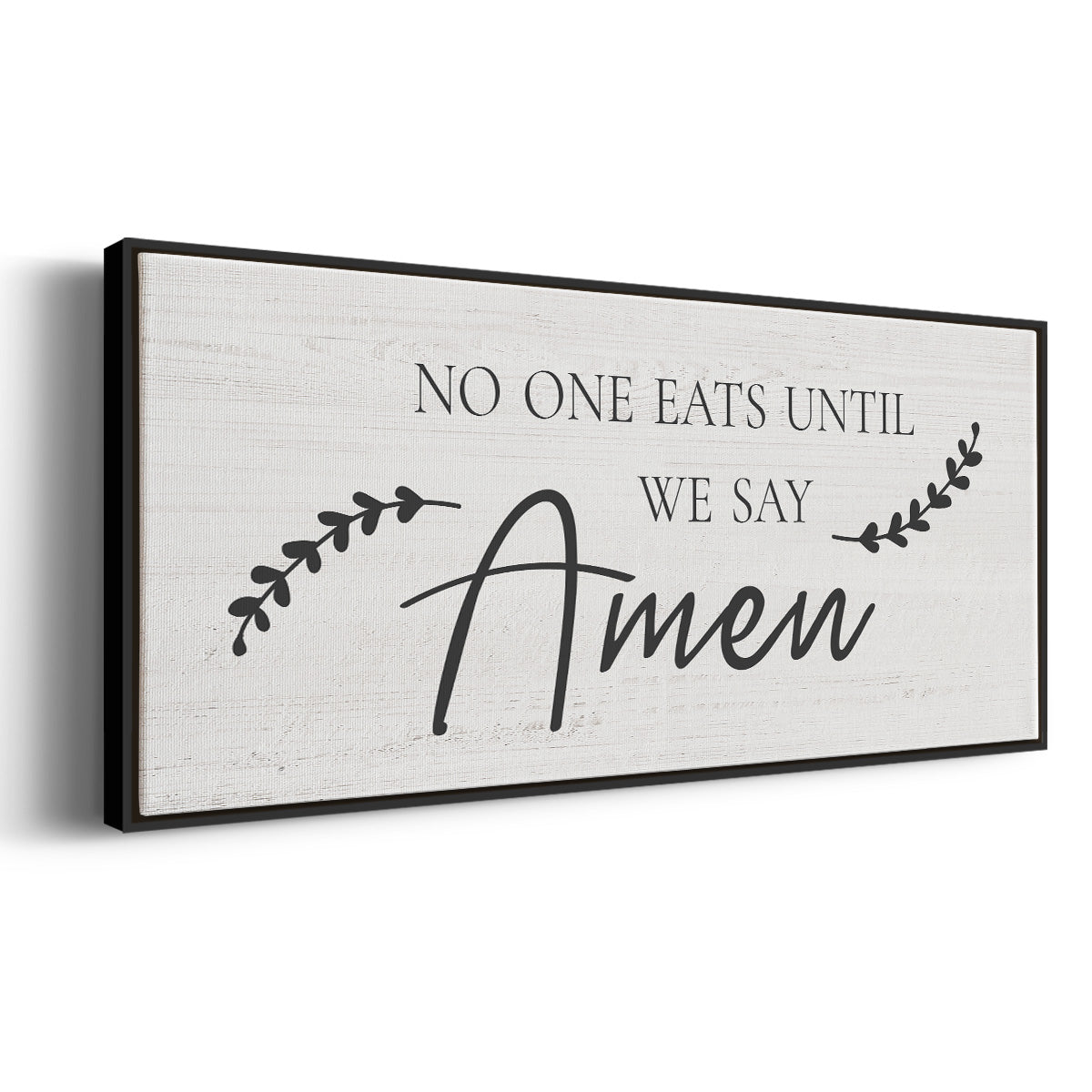 Say Amen - Floater Framed Canvas Print