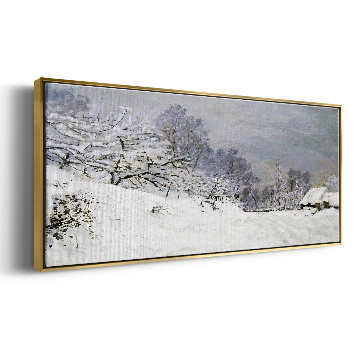 The Road in Front of Saint - Floater Framed Canvas Print