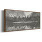 Mirror Lake, Yosemite Valley - Floater Framed Canvas Print