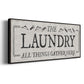 Laundry Gathers - Floater Framed Canvas Print