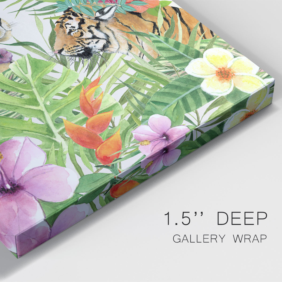 Jungle Royale I Premium Gallery Wrapped Canvas - Ready to Hang