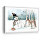 42975,snowman,deer,winter,forest,snowy landscape,birds,birch trees,scarf,top hat,wildlife,nature,frost,season,serene,animal,frosty,woodlands,frozen,cold,playful,outdoors,charming,magical,landscape art,whimsical,fauna,friendly,wildlife observation,tranquility,country scene,illustration,snowflakes,seasonal,heritage,woodland creatures,holiday,scenic,peaceful,natural beauty,art,Re-stickable,Landscape & Nature