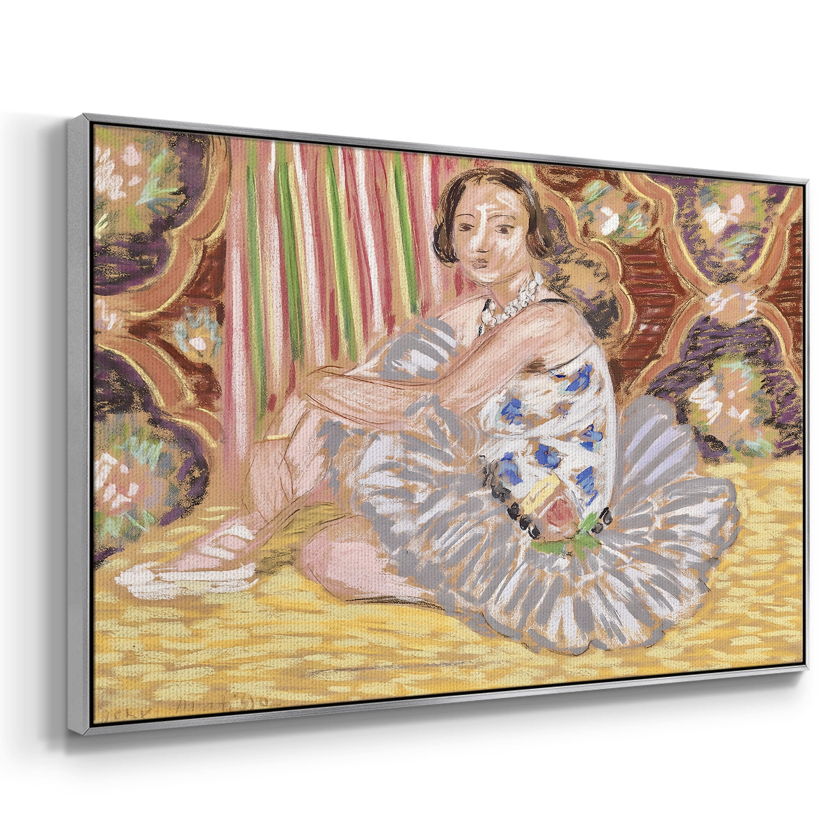 The Dancer (La danseuse), c. 1927 - Floater Framed Canvas Print