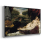 Venus with an Organist and Cupid, c. 1555 - Floater Framed Canvas Print