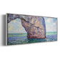 The Manneport at High Tide, 1885 - Floater Framed Canvas Print