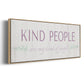 Kind People - Floater Framed Canvas Print