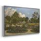 The Painter's Garden at Saint-Privé, 1886 - Floater Framed Canvas Print