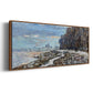 The Promenade at Argenteuil, Winter's Evening, 1875 - Floater Framed Canvas Print